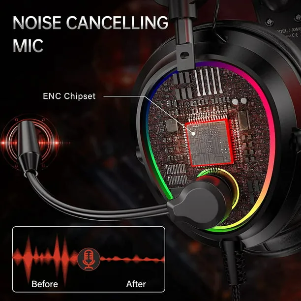 BOLT AXTION 7.1 Gaming Headset with Noise Cancelling Mic