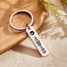 Custom Spotify Keychain Custom Spotify Loge Gift for Lover