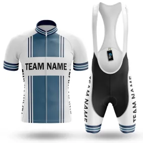 Custom Team Name M4 Blue - Men's Cycling Kit