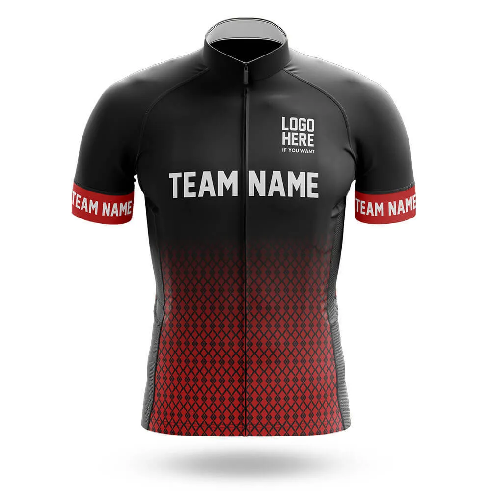 Custom Team Name S1 Red - Men's Cycling Kit