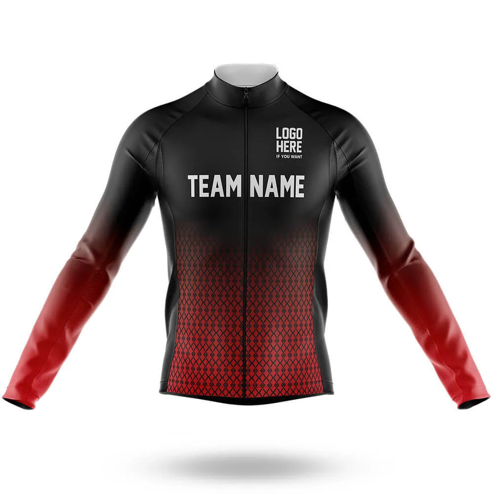 Custom Team Name S1 Red - Men's Cycling Kit