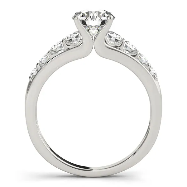 Eight Round Diamond Engagement Mounting