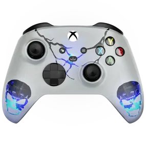 ILLUMINATING SKULLS XBOX SERIES X CUSTOM MODDED CONTROLLER