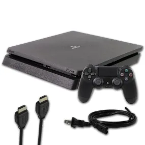 Sony Playstation 4 Slim 1TB Console and Controller (CUH-2015B) - Black