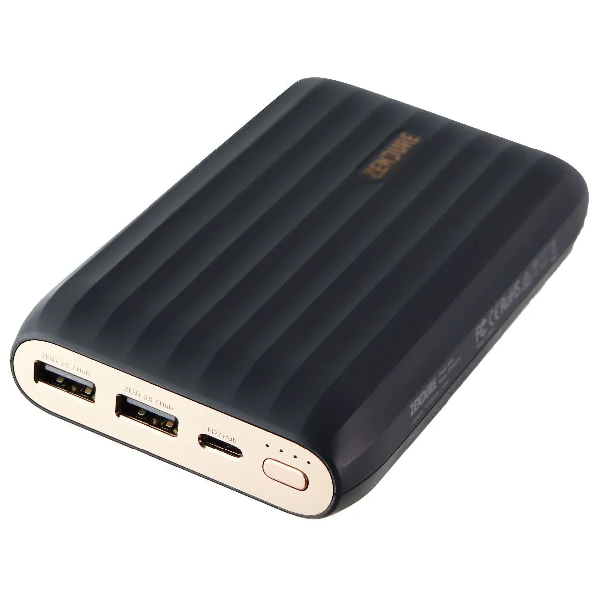 Zendure X5 Dual USB and USB-C 15,000mAh Portable Power Bank - Black/Rose